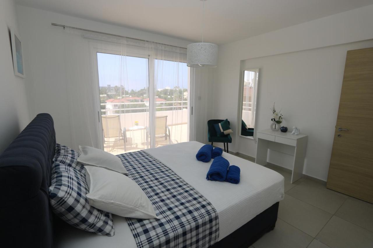Nissi 3 Amazing Sea View Apartment 아이아 나파 외부 사진