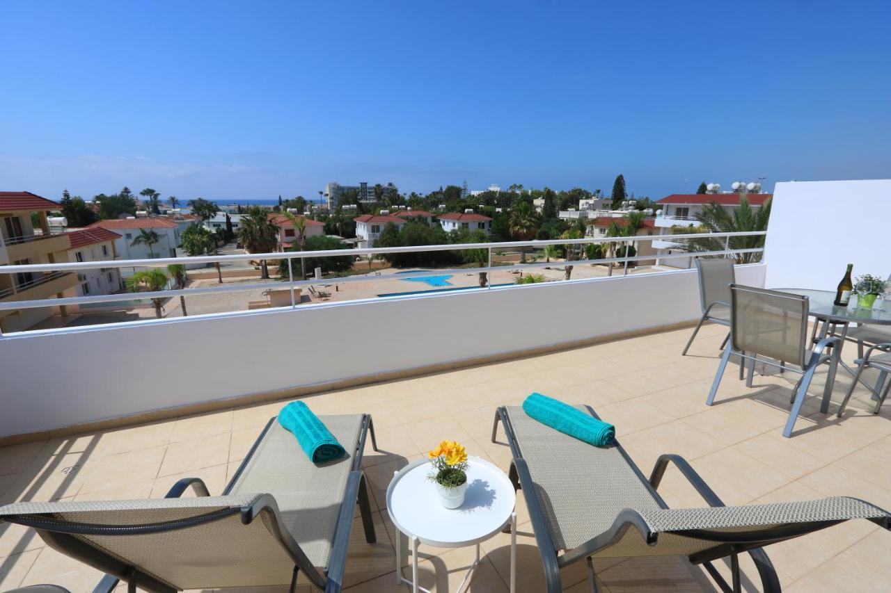 Nissi 3 Amazing Sea View Apartment 아이아 나파 외부 사진